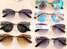  Cartier Модні сонцезахисні окуляри без оправи Bvlgari-375