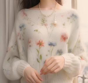Ніжний весняний светр-239