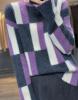 Б/Б Кашеміровий светр у зел.фіолетову клітку-268