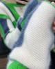 Б/Б Кашеміровий светр у зел.фіолетову клітку-268