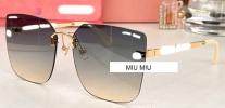 MIU MIU Тонкі ультралегкі вуличні сонцезахисні окуляри MIU MIU-395