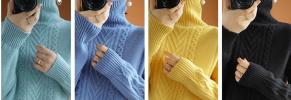 MIU MIU  Товстий осінньо-зимовий кашеміровий светр Miu Miu-268