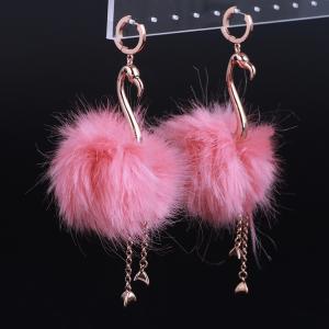 Дизайнерские серьги "Розовый фламинго" от Kate Spade-75