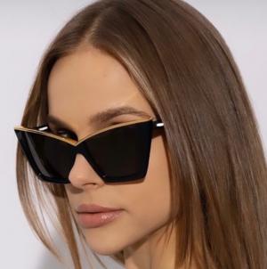 Квадратні   сонцезахисні окуляри Saint Laurent-395 котяче око