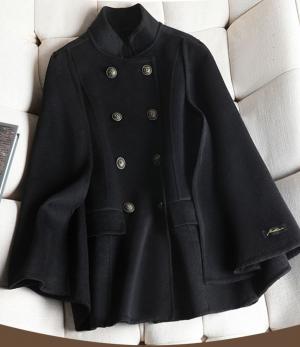 Кейп стиль шаль двостороннє кашемірове пальто-269