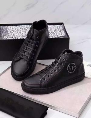 Цікаві шкіряні кросівки Philipp Plein-405