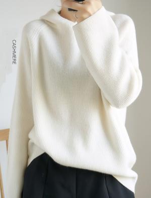 Кашеміровий светр з кап'юшоном MIU MIU-266