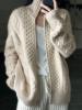 MIU MIU Щільний кашеміровий светр-кардиган-398 